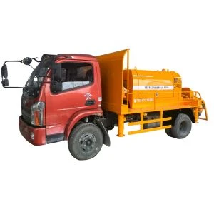 Vörubíll festur Shotcrete vél