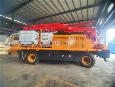 Blaut skotkret vél aðlagast hvaða stærð göng